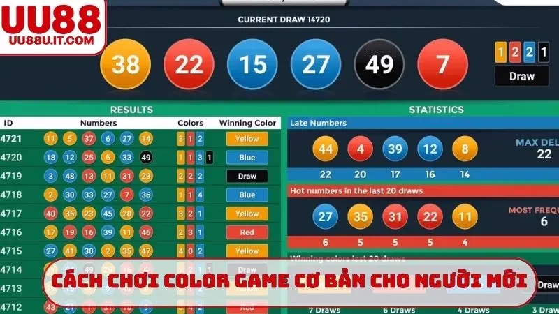 Cách chơi Color Game cơ bản cho người mới